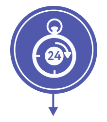 24/48 horas icono
